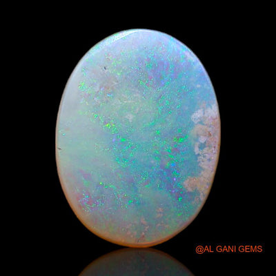 Natural Fire Opal Gemstone 2.60 Cts Loose Oval Cabochon From Australia 13x10x3 mm A-691