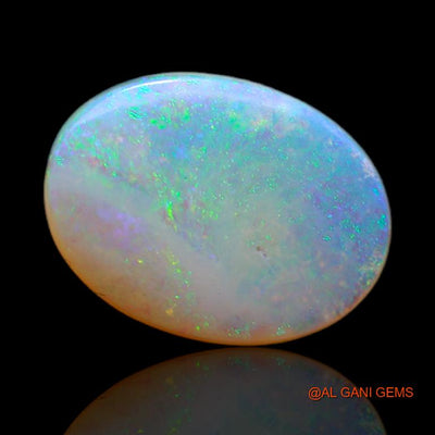Natural Fire Opal Gemstone 2.60 Cts Loose Oval Cabochon From Australia 13x10x3 mm A-691