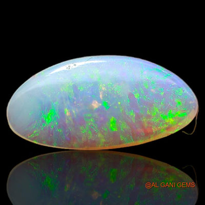 1.80 Cts Natural Australian Fire Opal Loose Gemstone Fancy Cabochon 16x8x2 mm A-693