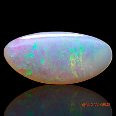 1.80 Cts Natural Australian Fire Opal Loose Gemstone Fancy Cabochon 16x8x2 mm A-693