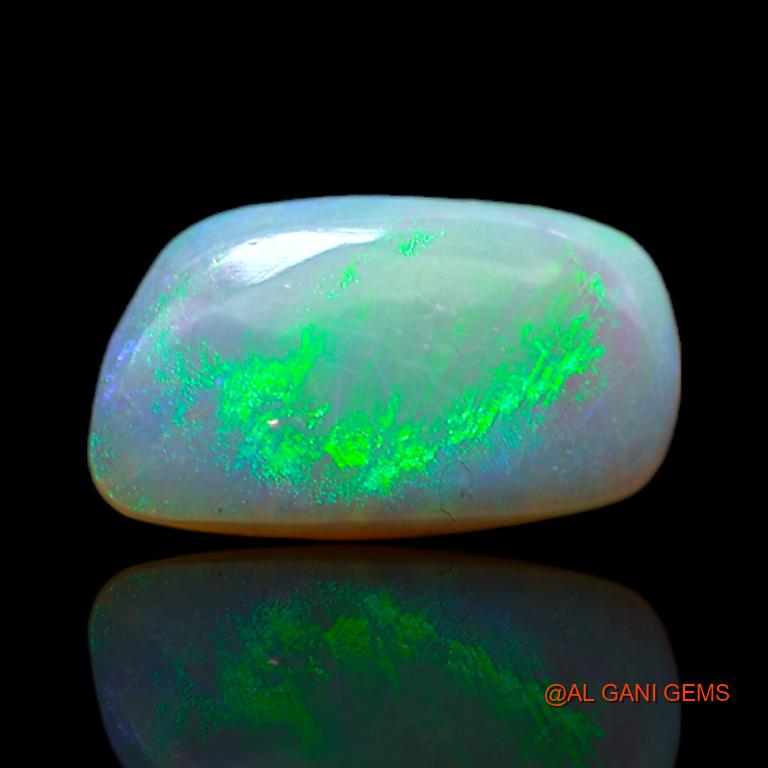 Natural Fire Opal Gemstone 2.60 Cts Loose Fancy Cabochon From Australia 13x7x3 mm A-695