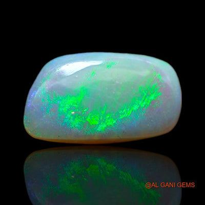 Natural Fire Opal Gemstone 2.60 Cts Loose Fancy Cabochon From Australia 13x7x3 mm A-695