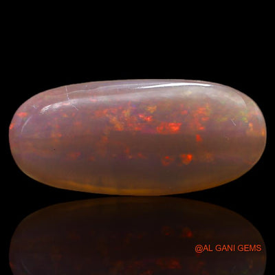 2.90 Cts Natural Australian Fire Opal Loose Gemstone Oval Cabochon 18x8x2 mm A-696