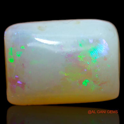3.15 Cts Natural Australian Fire Opal Loose Gemstone Square Cabochon 11x8x1 mm A-698