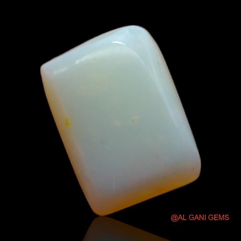 3.15 Cts Natural Australian Fire Opal Loose Gemstone Square Cabochon 11x8x1 mm A-698