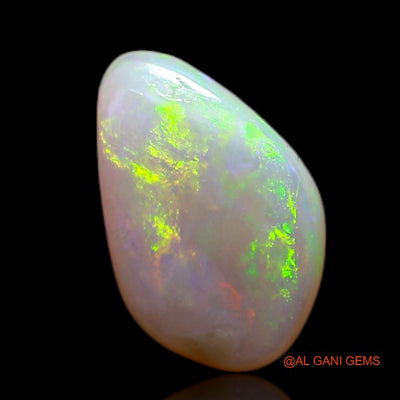 Natural Fire Opal Gemstone 1.50 Cts Loose Fancy Cabochon From Australia 12x8x1 mm A-699
