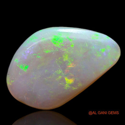 Natural Fire Opal Gemstone 1.50 Cts Loose Fancy Cabochon From Australia 12x8x1 mm A-699