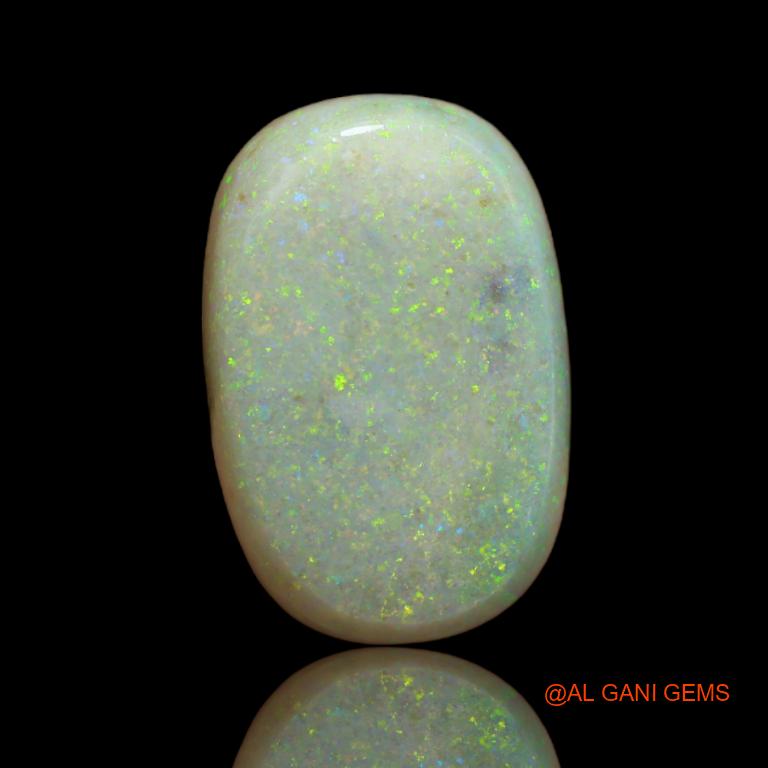 9.50 Cts Natural Australian Fire Opal Loose Gemstone Oval Cabochon 18x11x5 mm A-6