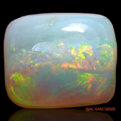 2.40 Cts Natural Australian Fire Opal Loose Gemstone Square Cabochon 9x8x4 mm A-700