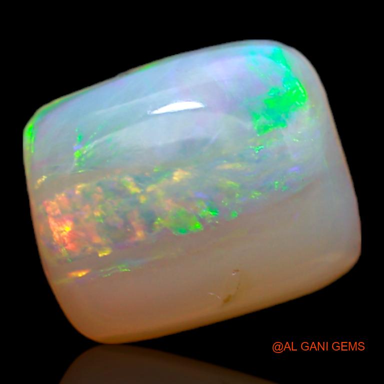 2.40 Cts Natural Australian Fire Opal Loose Gemstone Square Cabochon 9x8x4 mm A-700