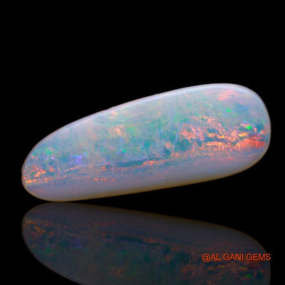 Natural Fire Opal Gemstone 3.45 Cts Loose Fancy Cabochon From Australia 20x7x3 mm A-705