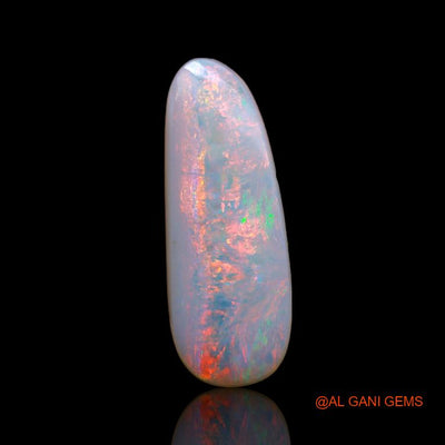 Natural Fire Opal Gemstone 3.45 Cts Loose Fancy Cabochon From Australia 20x7x3 mm A-705