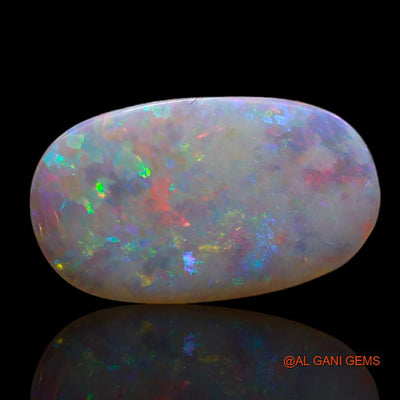 2.75 Cts Natural Australian Fire Opal Loose Gemstone Oval Cabochon 18x10x2 mm A-707