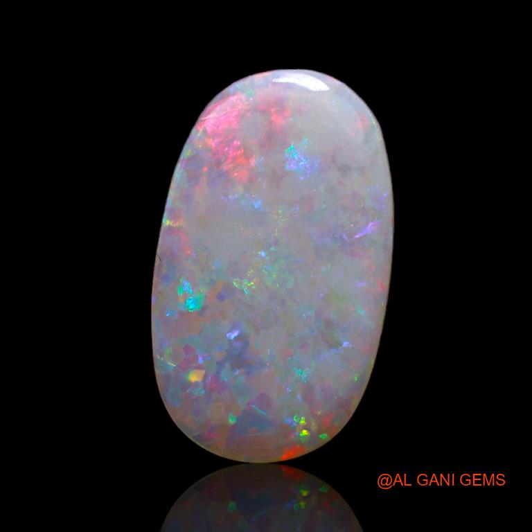 2.75 Cts Natural Australian Fire Opal Loose Gemstone Oval Cabochon 18x10x2 mm A-707