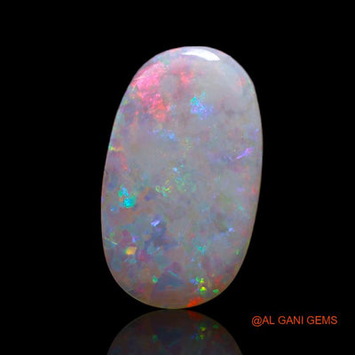 2.75 Cts Natural Australian Fire Opal Loose Gemstone Oval Cabochon 18x10x2 mm A-707