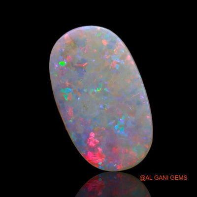 2.75 Cts Natural Australian Fire Opal Loose Gemstone Oval Cabochon 18x10x2 mm A-707
