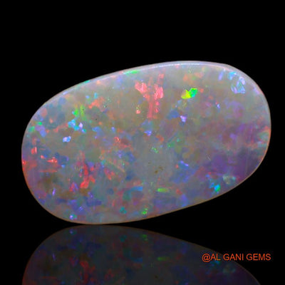 2.75 Cts Natural Australian Fire Opal Loose Gemstone Oval Cabochon 18x10x2 mm A-707