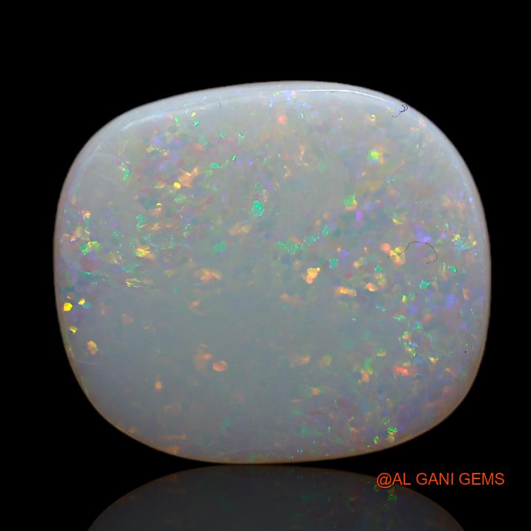 Natural Untreated Fire Opal Loose Gemstone Oval Cabochon From Australia 4.65 Cts 16x14x2 mm A-708