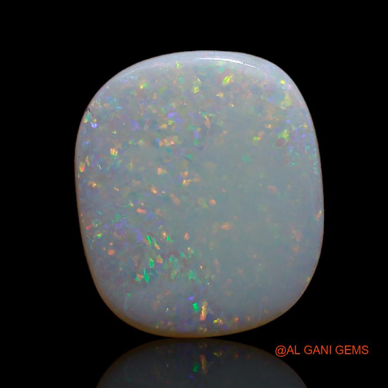 Natural Untreated Fire Opal Loose Gemstone Oval Cabochon From Australia 4.65 Cts 16x14x2 mm A-708