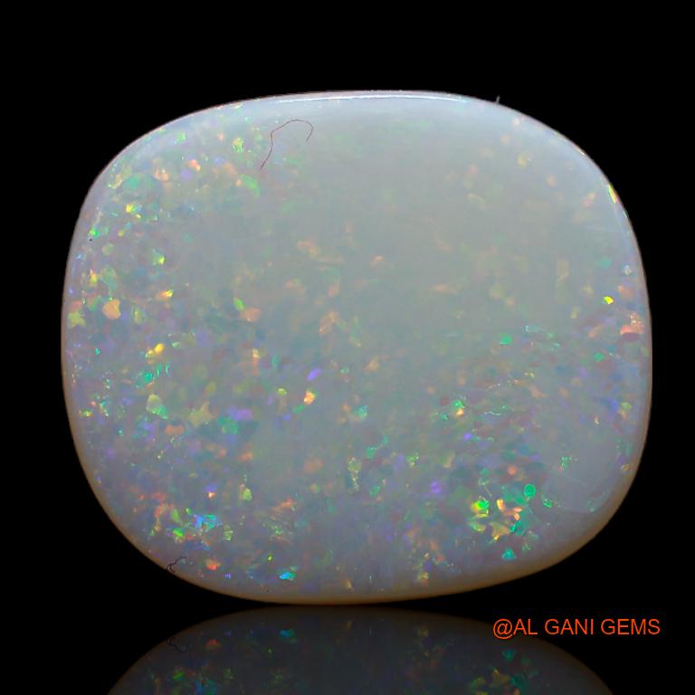 Natural Untreated Fire Opal Loose Gemstone Oval Cabochon From Australia 4.65 Cts 16x14x2 mm A-708