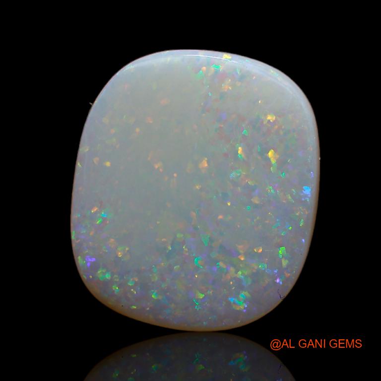 Natural Untreated Fire Opal Loose Gemstone Oval Cabochon From Australia 4.65 Cts 16x14x2 mm A-708
