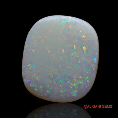 Natural Untreated Fire Opal Loose Gemstone Oval Cabochon From Australia 4.65 Cts 16x14x2 mm A-708
