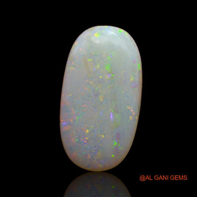 4.35 Cts Unheated Australian Fire Opal Loose Gemstone Oval Cabochon Natural 19x10x2 mm A-709