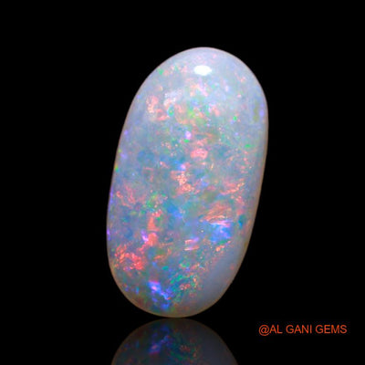 Natural Untreated Fire Opal Loose Gemstone Oval Cabochon From Australia 3.00 Cts 16x9x3 mm A-710