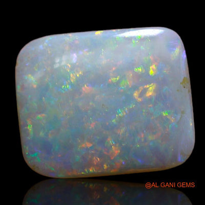 3.60 Cts Natural Australian Fire Opal Square Cabochon Loose Gemstone For Jewelry 14x11x3 mm A-711