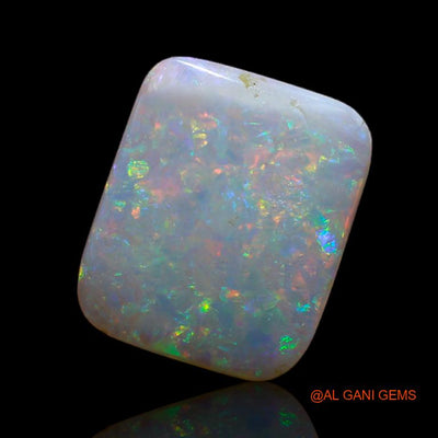 3.60 Cts Natural Australian Fire Opal Square Cabochon Loose Gemstone For Jewelry 14x11x3 mm A-711