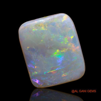 3.60 Cts Natural Australian Fire Opal Square Cabochon Loose Gemstone For Jewelry 14x11x3 mm A-711