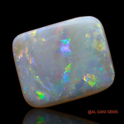 3.60 Cts Natural Australian Fire Opal Square Cabochon Loose Gemstone For Jewelry 14x11x3 mm A-711