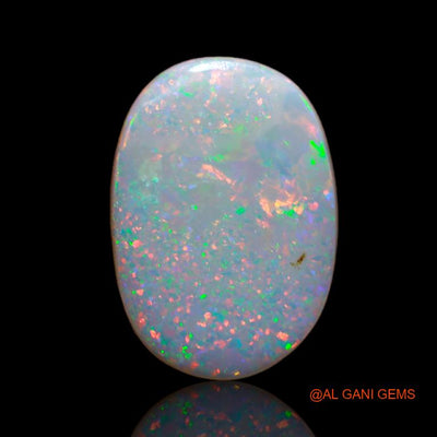 Natural Untreated Fire Opal Loose Gemstone Oval Cabochon From Australia 3.40 Cts 16x11x2 mm A-712