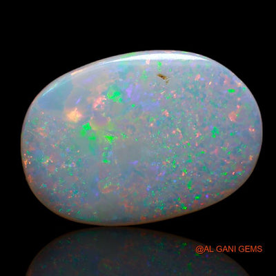Natural Untreated Fire Opal Loose Gemstone Oval Cabochon From Australia 3.40 Cts 16x11x2 mm A-712