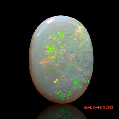 3.85 Cts Natural Australian Fire Opal Loose Gemstone Oval Cabochon 15x11x3 mm A-713