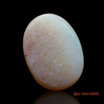 3.85 Cts Natural Australian Fire Opal Loose Gemstone Oval Cabochon 15x11x3 mm A-713