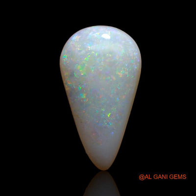 4.00 Cts Natural Australian Fire Opal Loose Gemstone Pear Cabochon 18x10x4 mm A-714