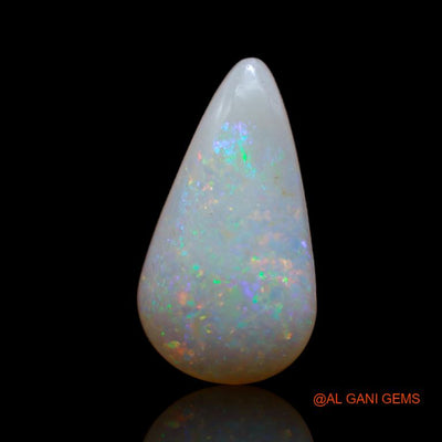 4.00 Cts Natural Australian Fire Opal Loose Gemstone Pear Cabochon 18x10x4 mm A-714