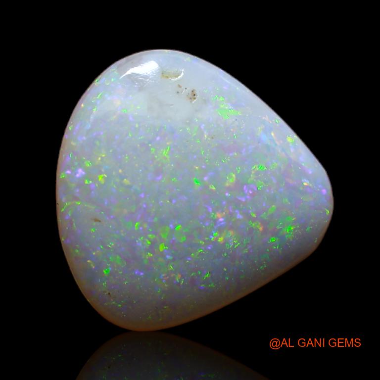 2.90 Cts Natural Australian Fire Opal Loose Gemstone Fancy Cabochon 12x12x3 mm A-716