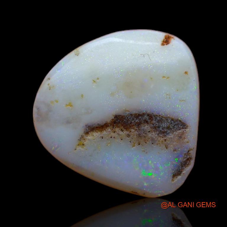 2.90 Cts Natural Australian Fire Opal Loose Gemstone Fancy Cabochon 12x12x3 mm A-716