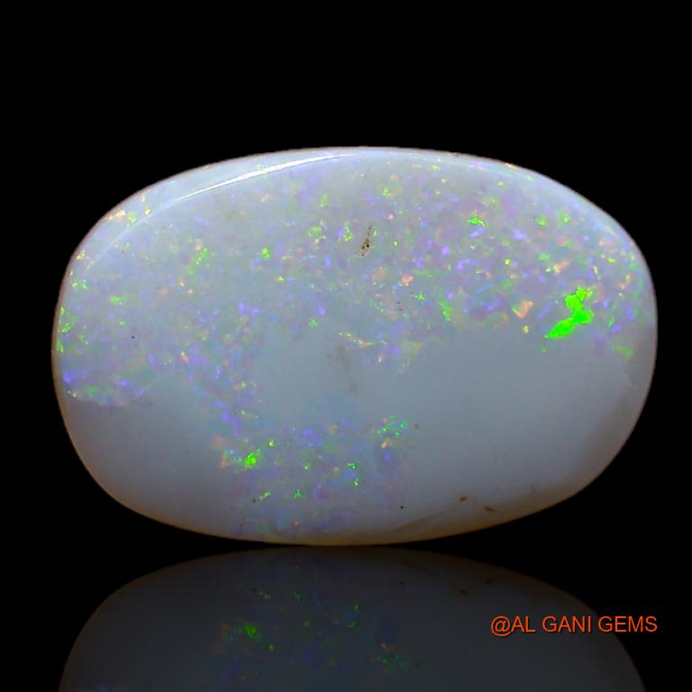 Natural Untreated Fire Opal Loose Gemstone Oval Cabochon From Australia 3.50 Cts 17x11x2 mm A-718