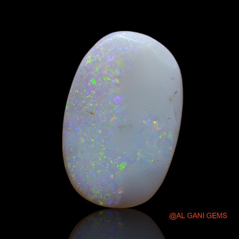 Natural Untreated Fire Opal Loose Gemstone Oval Cabochon From Australia 3.50 Cts 17x11x2 mm A-718