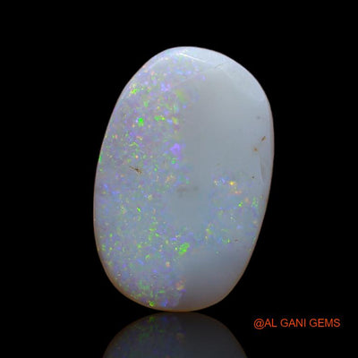 Natural Untreated Fire Opal Loose Gemstone Oval Cabochon From Australia 3.50 Cts 17x11x2 mm A-718