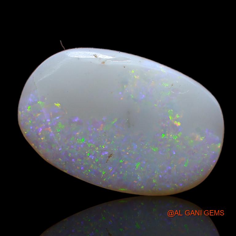 Natural Untreated Fire Opal Loose Gemstone Oval Cabochon From Australia 3.50 Cts 17x11x2 mm A-718