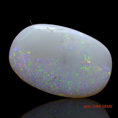 Natural Untreated Fire Opal Loose Gemstone Oval Cabochon From Australia 3.50 Cts 17x11x2 mm A-718