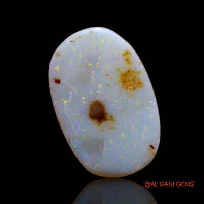 Natural Untreated Fire Opal Loose Gemstone Oval Cabochon From Australia 3.50 Cts 17x11x2 mm A-718