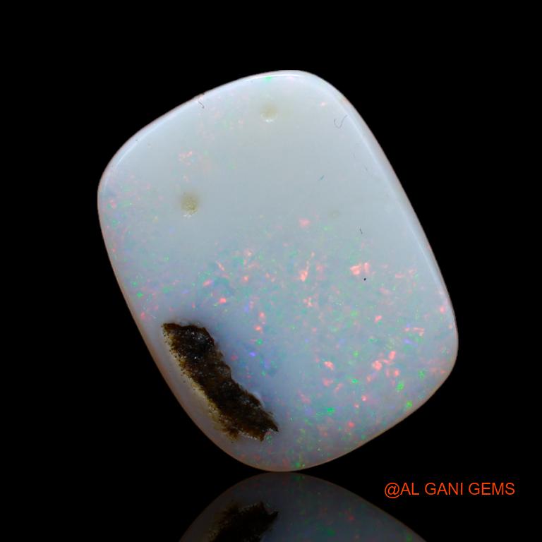 Natural Fire Opal Gemstone 5.00 Cts Loose Oval Cabochon From Australia 16x12x3 mm A-720