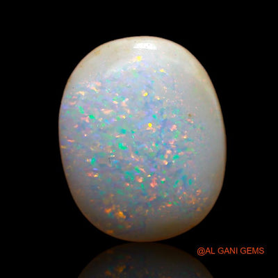 3.95 Cts Natural Australian Fire Opal Oval Cabochon Loose Gemstone For Jewelry 15x12x3 mm A-722