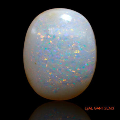 3.95 Cts Natural Australian Fire Opal Oval Cabochon Loose Gemstone For Jewelry 15x12x3 mm A-722