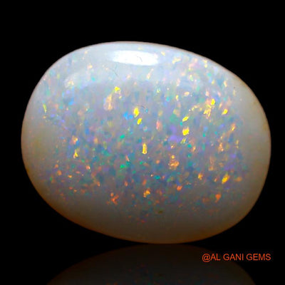 3.95 Cts Natural Australian Fire Opal Oval Cabochon Loose Gemstone For Jewelry 15x12x3 mm A-722